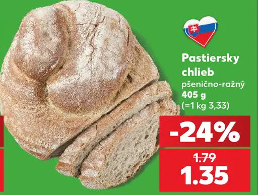Pastiersky pšeničný chlieb