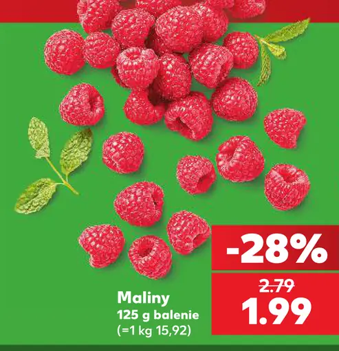 Maliny čerstvé