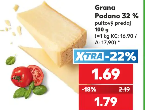 Grana Padano 32 % tvrdý syr
