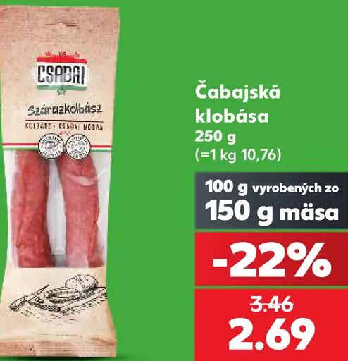 Čabajská klobása