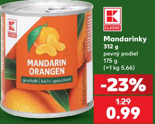 K-Classic Mandarínky