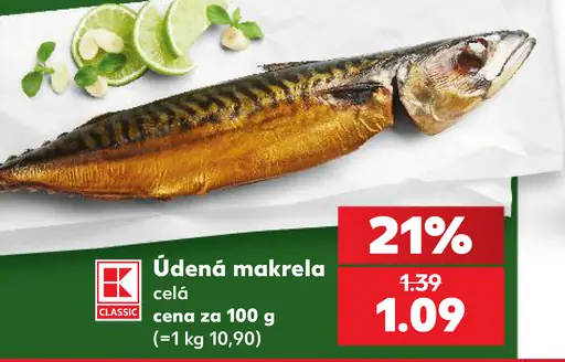 K-Classic Makrele údená celá