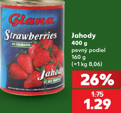 Glana jahody v náleve