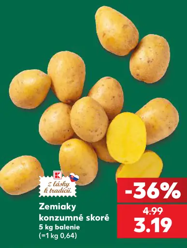 Konzumné zemiaky skoré