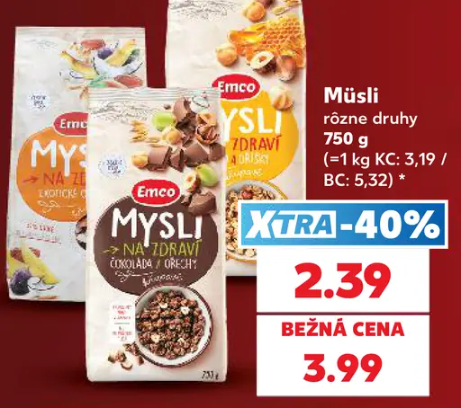 Emco Mysli rôzne druhy