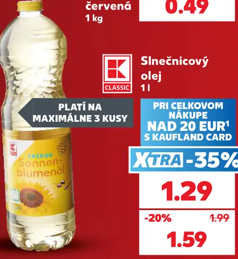 K-Classic Slnečnicový olej
