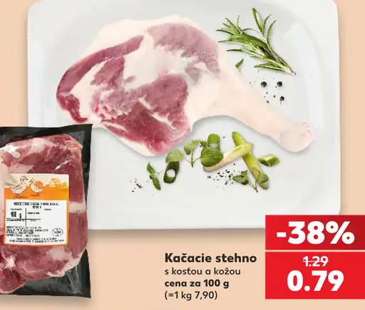Kačacie stehná s kožou