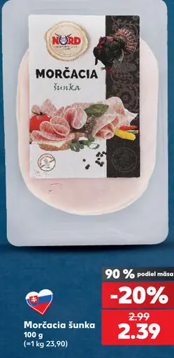 Nord Morčacia šunka