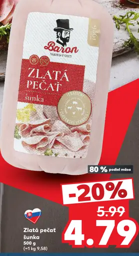 Baron Zlatá pečať šunka