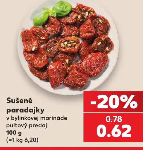 Sušené paradajky v bylinkovej marináde
