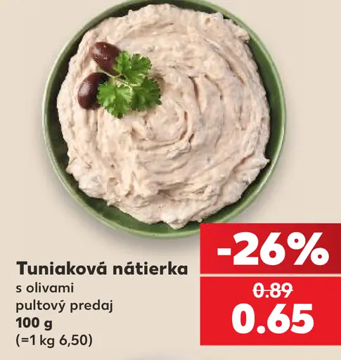 Tuniaková nátierka s olivami