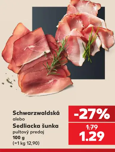 Schwarzwaldská alebo Sedliacka šunka
