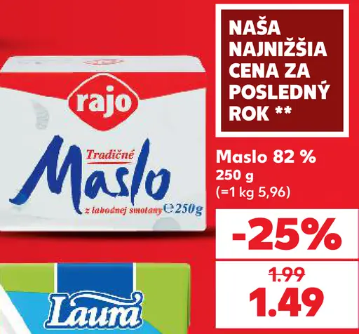 Maslo 82%