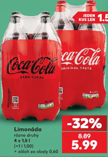 Coca-Cola limonáda – Coca-Cola Zero cukru a Coca-Cola Original Taste