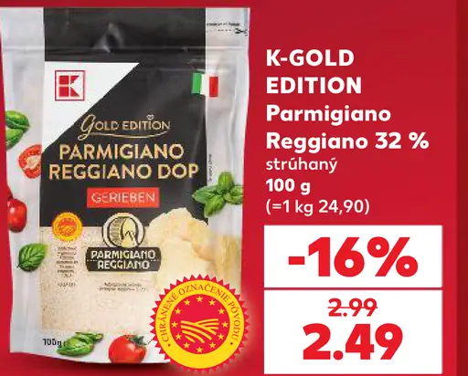K-Gold Edition Parmigiano Reggiano DOP
