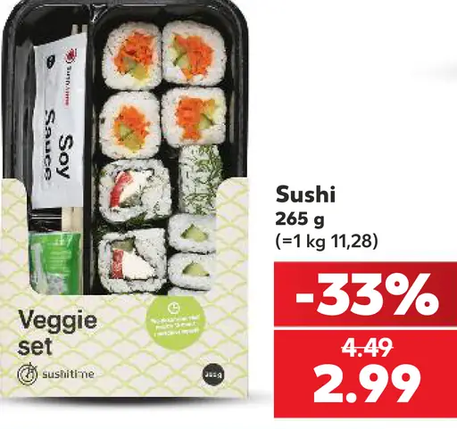Sushitime Sushi Veggie set