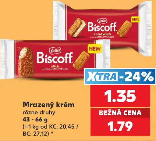 Lotus Biscoff Sandwich mrazený krém