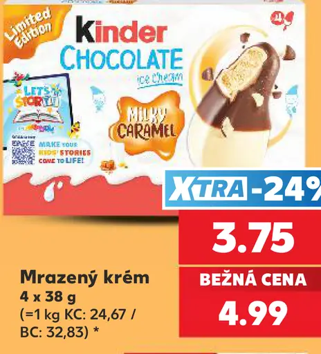 Kinder Chocolate mrazený krém
