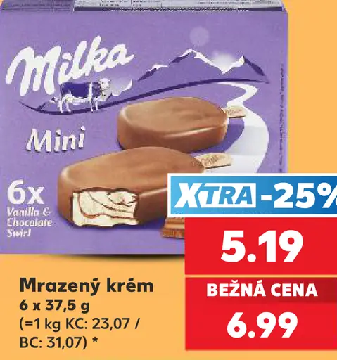 Milka mrazený krém