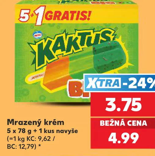 Kaktus Mrazený krém