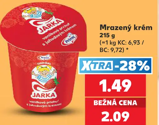Jarka mrazený krém