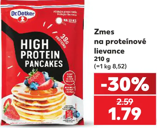 Dr. Oetker zmes na proteínové lievance
