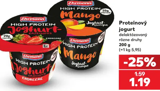 Ehrmann High Protein jogurt – jahoda, mango