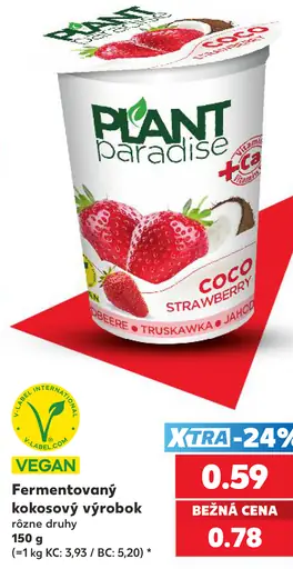 Plant Paradise Fermentovaný kokosový výrobok