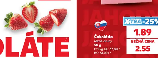 Čokoláda Pink Chocolate Ruby Strawberry