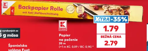 K-Classic Papier na pečenie