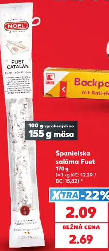 Španielska saláma Fuet