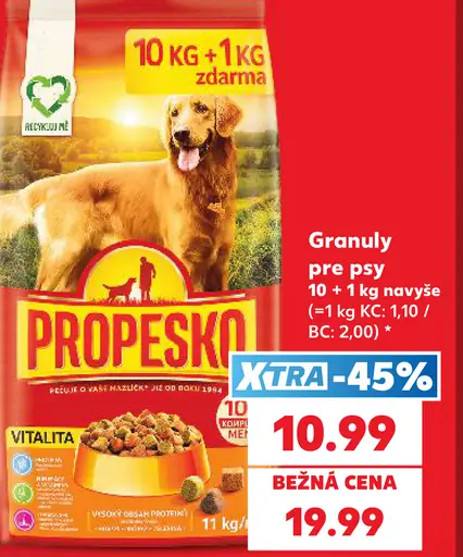 Propesko granuly pre psy