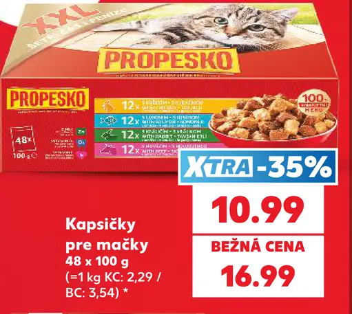Propesko Krmivo pre mačky kapsičky