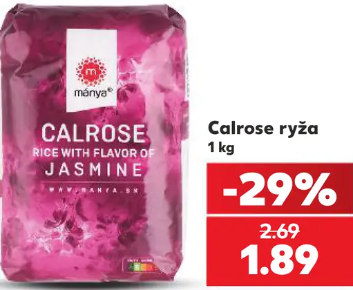 Manya Calrose ryža