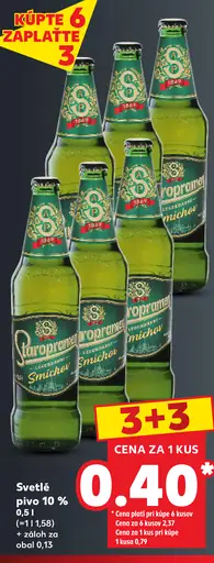 Topvar Smichov svetlé pivo