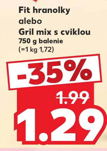 Moderná gazdinka Fit hranolky