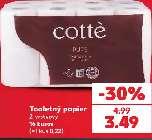 Cotté toaletný papier