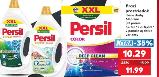 Persil prací prostriedok rôzne druhy