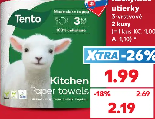 Tento kuchynské utierky