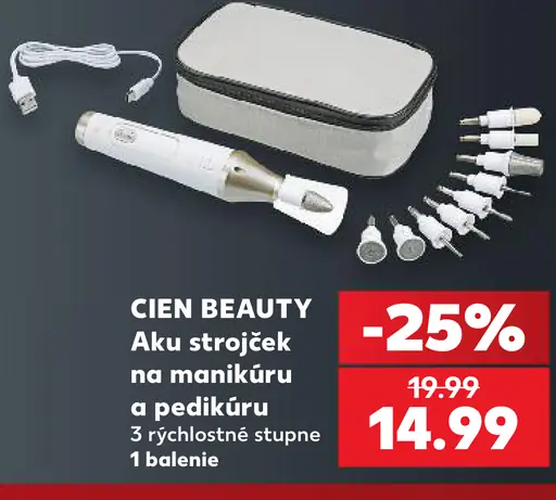 Cien Beauty elektrický strojček na odstránenie kože
