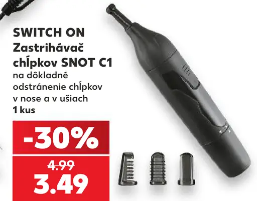 SWITCH ON Zastrihávač chĺpkov SNOT C1