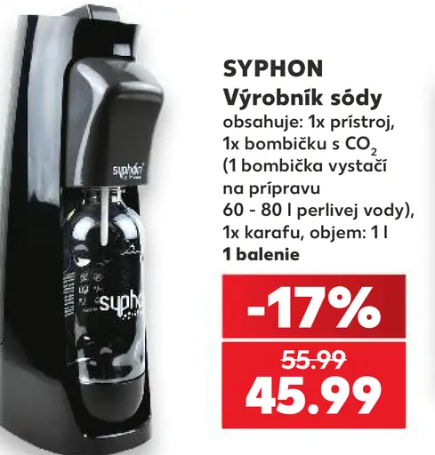 Syphon Výrobník sódy