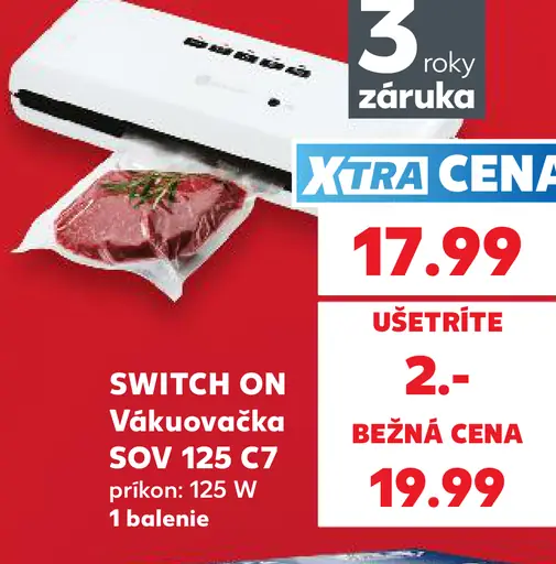 Switch On Vákuovačka SOV 125 C7