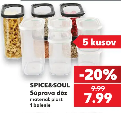 SPICE&SOUL Súprava dóz