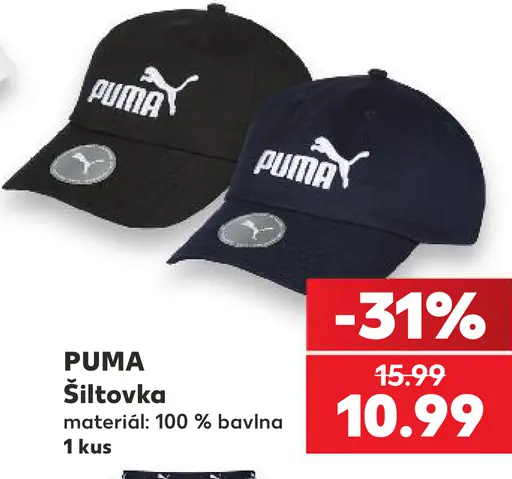 Puma šiltovka, čierna alebo tmavomodrá