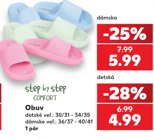 Step by step obuv dámska a detská