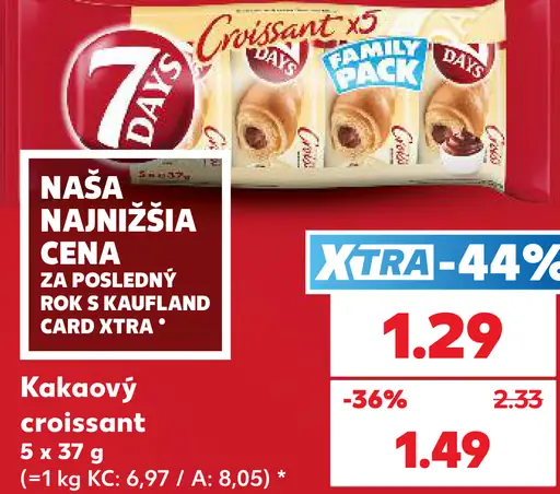 7 Days kakaový croissant
