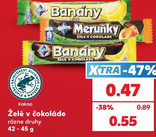 Orion želé v čokoláde