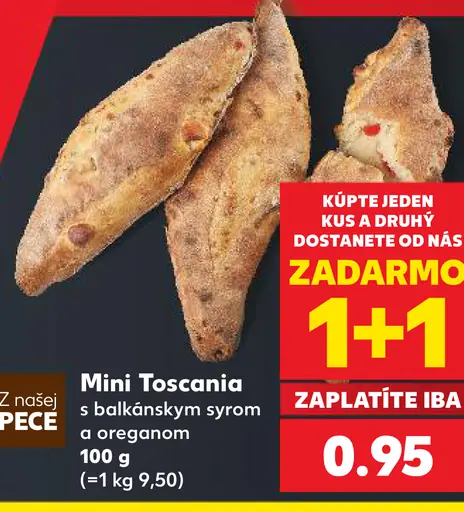 Mini Toscania s balkánskym syrom a oreganom