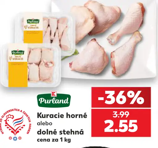 Purland Kuracie horné alebo dolné stehná